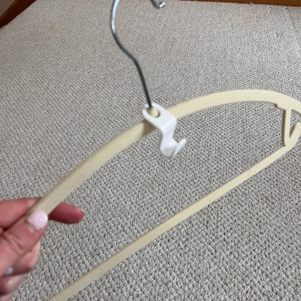 Hanger space saving for closet